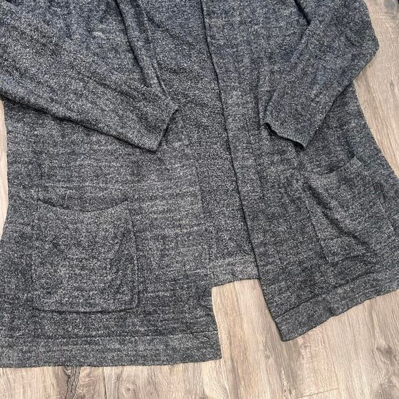 Cozy Soft Barefoot Dreams CozyChic Lite Hooded Cardigan Sweater - Picture 4 of 6